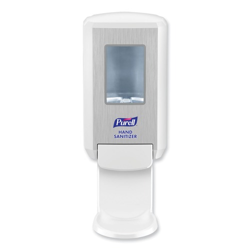 Hand Sanitizers | PURELL 5121-01 CS4 6.12 in. x 4.48 in. x 10.81 in. 1,200 mL Hand Sanitizer Dispenser - White (1/Carton) image number 0