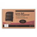 Just Launched | San Jamar T1100TBK 12.94 in. x 9.25 in. x 16.5 in. Lever Roll Classic Towel Dispenser - Transparent Black Pearl image number 0