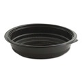 Bowls and Plates | Anchor 4608532 32 oz. 8.5 in. Diameter x 1.92 in. Plastic MicroRaves Incredi-Bowl Base - Black (150/Carton) image number 2