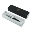 Pens | Parker 1953184 1 mm Medium Jotter Retractable Ballpoint Pen - Blue Ink, Black/Chrome Barrel image number 1