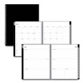 Notebooks & Pads | Blue Sky BLS130609 11 in. x 8.5 in. 12-Month (Jul 2025-Jun 2026) Enterprise Academic Weekly/Monthly Planner - Black Cover image number 0