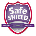 File Folders | Smead 18776 Four SafeSHIELD Fasteners 2/5-Cut Tabs 1 Divider Legal Size Pressboard Classification Folders - Gray-Green (10/Box) image number 7