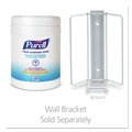 Hand Wipes | PURELL 9113-06 6.75 in. x 6 in. Fresh Citrus Sanitizing Hand Wipes - White, (6/Carton) image number 2