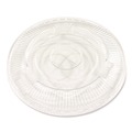 Cups and Lids | Boardwalk BWKPET910STRAWPK 9 oz. to 10 oz. Crystal-Clear Cold Cup Straw-Slot Lids - Clear (100/Pack) image number 0