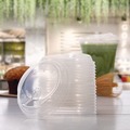 Cups and Lids | Dart P626RSL Prima Strawless Plastic Lids Fits 12 oz. to 26 oz. Cold Cups - Clear (1000/Carton) image number 4