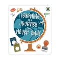 Bulletin Boards | Carson-Dellosa 110555 45-Piece 30.1 in. x 24 in. Learning Is a Journey Motivational Bulletin Board Set - Multicolor image number 0