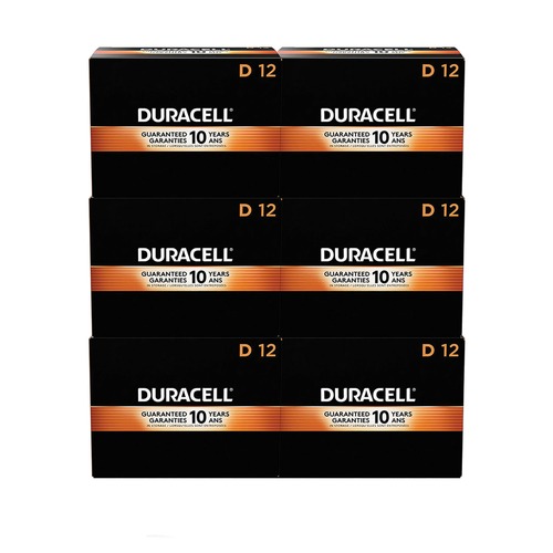 Batteries | Duracell MN1300CT CopperTop Alkaline D Batteries (72/Carton) image number 0