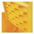 Mop Buckets | Rubbermaid Commercial 2064915 WaveBrake 2.0 Plastic Side-Press Wringer - Yellow image number 3