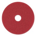  | 3M 5100-20 20 in. Low-Speed Buffer Floor Pads - Red (5/Carton) image number 0