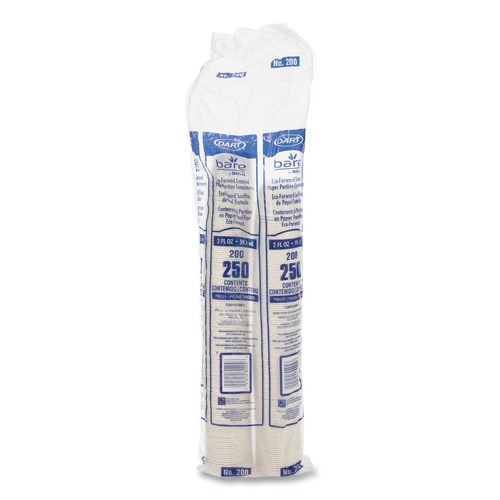 Paper Portion Cups, ProPlanet Seal, 2 oz, White, 250/Bag, 20 Bags/Carton