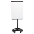 Easels | MasterVision EA4806156 27 in. x 41 in. 360 Multi-Use Mobile Magnetic Dry Erase Easel - Black Frame image number 4