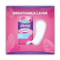 Skin Care & Hygiene | Always 10796 Thin Daily Panty Liners, Regular, 120/pack, 6 Packs/carton image number 1