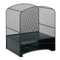 Just Launched | Safco 3260BL Onyx Mesh Desktop Hanging File With Two Horizontal Trays - Letter, Black image number 0