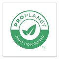 Cups and Lids | Dart RTP9RBARE Bare Eco-Forward 9 oz. RPET Cold Cups with ProPlanet Seal - Clear/Green/Orange (20/Carton) image number 4