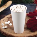 Cups and Lids | SOLO DWTG20W Thermoguard 20 oz Sustainable Forest Print Insulated Paper Hot Cups - White (600/Carton) image number 4