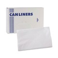 Trash & Waste Bins | Boardwalk H4832MWK 24 in. x 32 in. 16 gal. 0.5 mil Linear Low Density Industrial Can Liners - White (500/Carton) image number 0