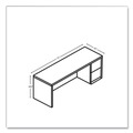 Office & Office Supplies | HON H105903R.PINCPINC 10500 Series Full-Height Right Pedestal 72 in. x 24 in. x 29.5 in. Credenza - Pinnacle image number 3