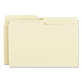 File Folders | Smead 15320 0.75 in. Expansion Assorted 1/2-Cut Tabs Legal Size File Folders - Manila (100/Box) image number 3