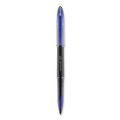 Pens | uni-ball 1927701 AIR Medium 0.7 mm Stick Porous Roller Ball Pen - Blue Ink Black/Blue Barrel (1-Dozen) image number 1