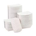  | Boardwalk BWK30LAG050 0.5 lbs. Capacity Paper Food Baskets - Red/White (1000/Carton) image number 1