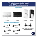 Toilet Paper | Tork 472880 Advanced 2-Ply Coreless High Capacity Bath Tissue - White (36/Carton) image number 4