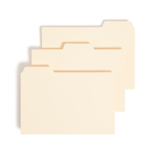 Just Launched | Smead 56030 4 in. x 6 in. 1/3-Cut Top Tab Card Guides - Manila (100/Box) image number 0