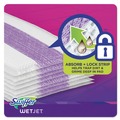Mops | Swiffer 08443 WetJet 11.3 in. x 5.4 in. System Refill Cloths - White (24/Box) image number 5