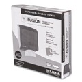Paper Towel Holders | San Jamar T1755TBK 11.5 in. x 5.5 in. x 11.5 in. Ultrafold Fusion C-Fold and Multifold Towel Dispenser - Black image number 6