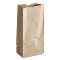  | Ross & Wallace Paper Products 100320500PK/BL 8.25 in. x 5.25 in. x 16.13 in. #20 Size Grocery Paper Bags - Kraft (500/Bundle) image number 1