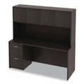 Office Desks & Workstations | Alera ALEVA256624ES Valencia Series 65 in. x 23.6 in. x 29.5 in. Credenza Shells - Espresso image number 5