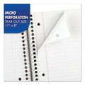 Notebooks & Pads | Mead 06622 11 in. x 8 in. Sheets 1-Subject Medium/College Rule Spiral Notebook - Random Assorted Cover Color image number 2