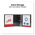 Binders | Universal UNV20995 11 in. x 8.5 in. 3 Slant D-Ring View Binder with 4 in. Capacity - Black image number 9