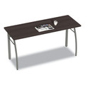 Office Desks & Workstations | Linea Italia LITTR742MOC Trento Line 59.13 in. x 23.63 in. x 29.5 in. Rectangular Desk - Mocha image number 0