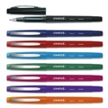 Pens | Universal UNV50504 Porous Point Medium 0.7mm Pens - Assorted (8/Pack) image number 1