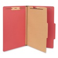 File Folders | Universal UNV10213 Bright Colored Pressboard Classification Folders - Legal, Ruby Red (10/Box) image number 1