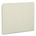 File Folders | Smead 52334 1/3-Cut Tab 8.5 in. x 14 in. Recycled Blank Top Tab File Guides - Green (50/Box) image number 1