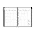 Notebooks & Pads | Blue Sky BLS131793 8.63 in. x 5.88 in. 12-Month (Jan-Dec 2026) Enterprise Weekly/Monthly Notes Planner - Black Cover image number 3