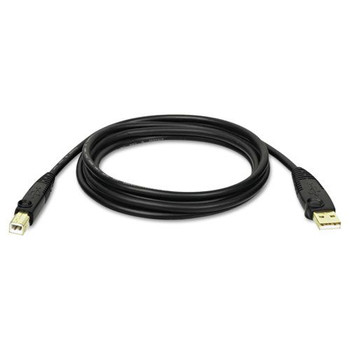 Tripp Lite U022-015 15 ft. USB 2.0 A/B Cable - Black
