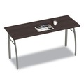 Office Desks & Workstations | Linea Italia LITTR742MOC Trento Line 59.13 in. x 23.63 in. x 29.5 in. Rectangular Desk - Mocha image number 0