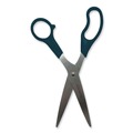 Arts & Crafts Supplies | Westcott 13135 8 in. Long 3.5 in. Cut Length Value Line Stainless Steel Shears - Offset Black Handle image number 2