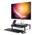 Office Electronics & Batteries | Allsop 32545 14.5 in. x 9.25 in. x 4.13 in. to 5.75 in. Supports 30 lbs. Metal Art Tri Level Stand for 27 in. Monitors - Black image number 4