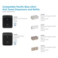Paper Towels and Napkins | Georgia Pacific Professional 26496 Pacific Blue 7.87 in. x 1,150 ft. 1-Ply Ultra Paper Towels - Natural (3/Carton) image number 3