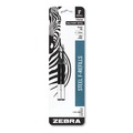 Pens | Zebra 85412 Conical Tip F-Refill for Zebra F-Series Ballpoint Pens - Medium/Black Ink (2/Pack) image number 0