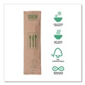 Cutlery | Eco-Products EP-S215 General Purpose Fork/Knife/Napkin/Spoon Wood Cutlery - Natural (500/Carton) image number 5