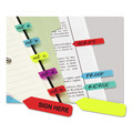 Page Flags | Redi-Tag B72001 Mini Arrow Page Flags - Blue/Mint/Purple/Red/Yellow (154/Pack) image number 2