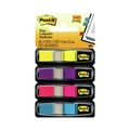 Page Flags | Post-it Flags 683-4AB 0.5 in. x 1.75 in. Small Page Flags in Dispensers - Four Colors (140/Pack) image number 0