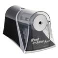 Pencil Sharpeners | Westcott 15510 4.25 in. x 7 in. x 4.75 in. AC-Powered iPoint Evolution Axis Pencil Sharpener - Black/Silver image number 0