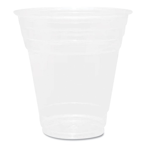 Cups and Lids | Karat C-KC12 12 oz. 98 mm Rim Diameter PET Plastic Cups - Clear (1000/Carton) image number 0