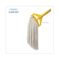 Just Launched | Boardwalk BWK224RCT 24 oz. Rayon Premium Cut-End Wet Mop Heads - White (12/Carton) image number 8