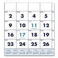 Back to School Sale | House of Doolittle 3645 14-Month: June 2025 to July 2026 8 in. x 17 in. Academic Year Recycled Three-Month Format Wall Calendar - White Sheets image number 1